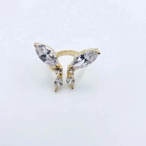BUTTERFLY Adj. Ring 18k Gold Pltd.